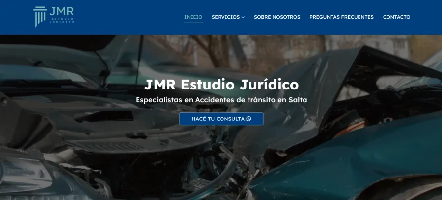 Sitio web de Estudio Jurídico Jmr