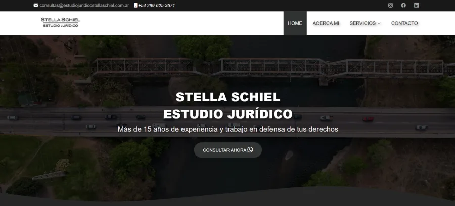 Sitio web de Estudio Jurídico Stellaschiel