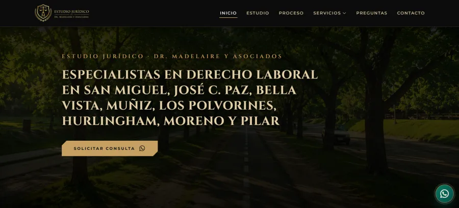 Sitio web de Estudio Madelaire
