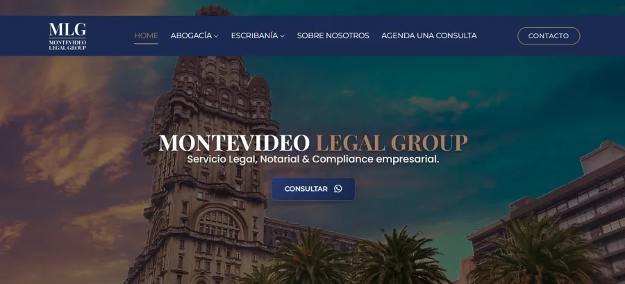 Sitio web de Montevideolegalgroup